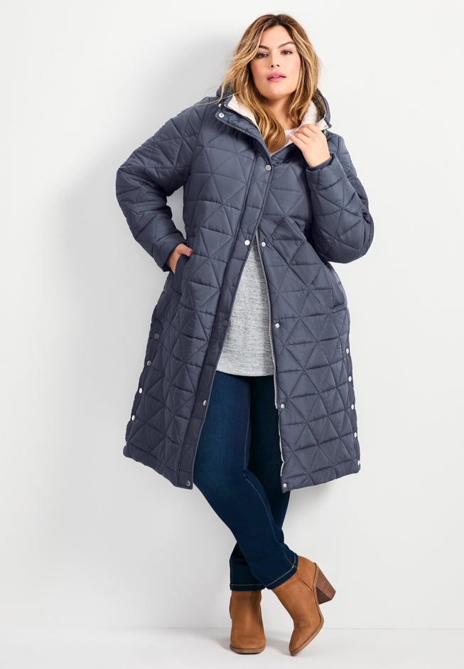 Quinn Longline Puffer Jacket image number 0