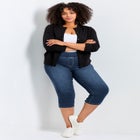 Butter Denim Pull On Crop Jean image number 0
