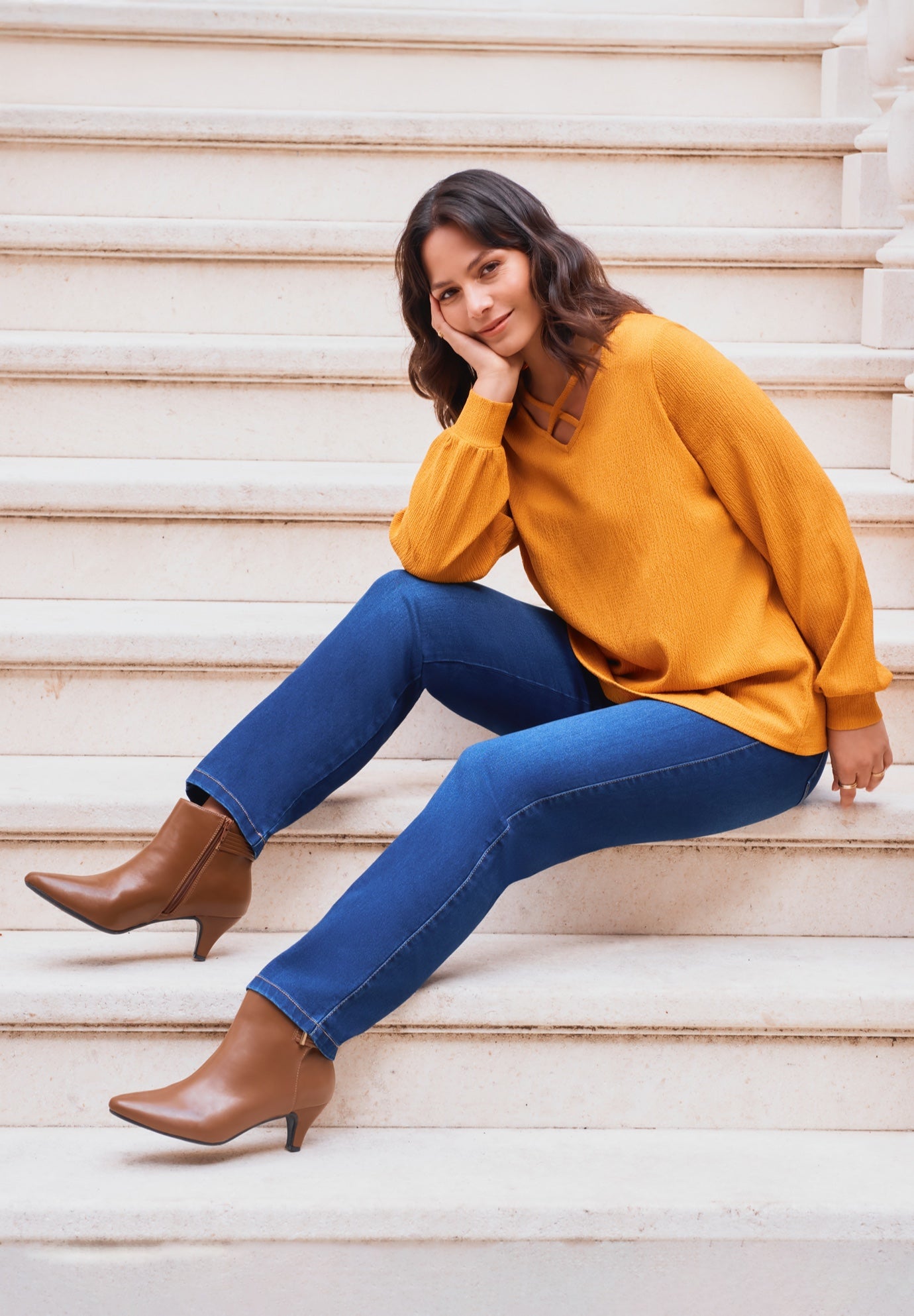 Butter Denim Straight Leg Jean image number 4