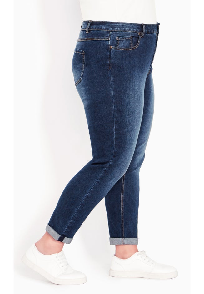 Denim Girlfriend Stretch Jean image number 2