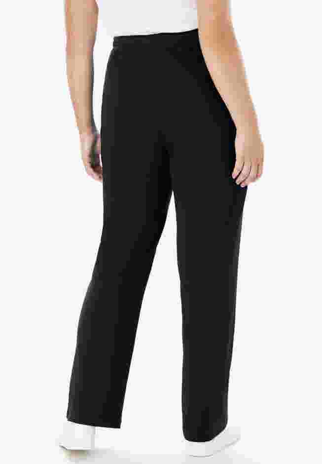 Womens Plus-Size Sport Knit Straight-Leg Pull-On Pants image number 1