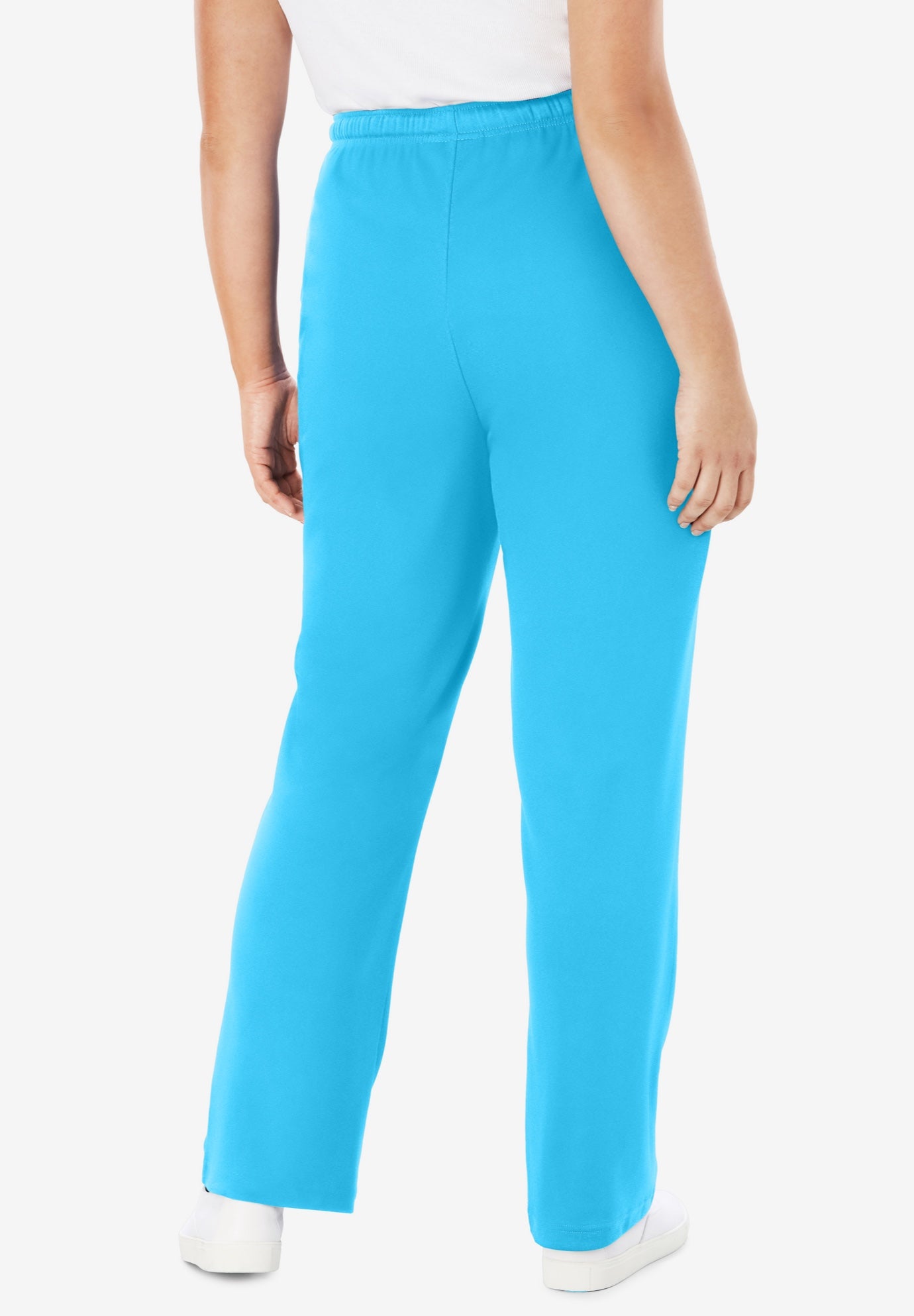 Sport Knit Straight-Leg Pull-On Pants image number 1