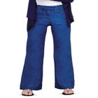 High-Waist Wide-Leg Stretch Jeans image number null