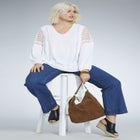 High-Waist Wide-Leg Stretch Jeans image number null