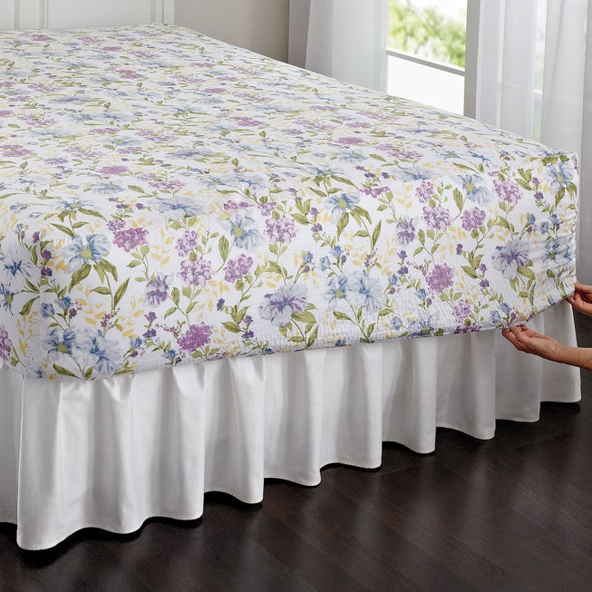 300 Thread Count Cotton Printed Bed Tite™ Sheet Set image number 0