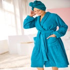 Short Terry Robe image number null