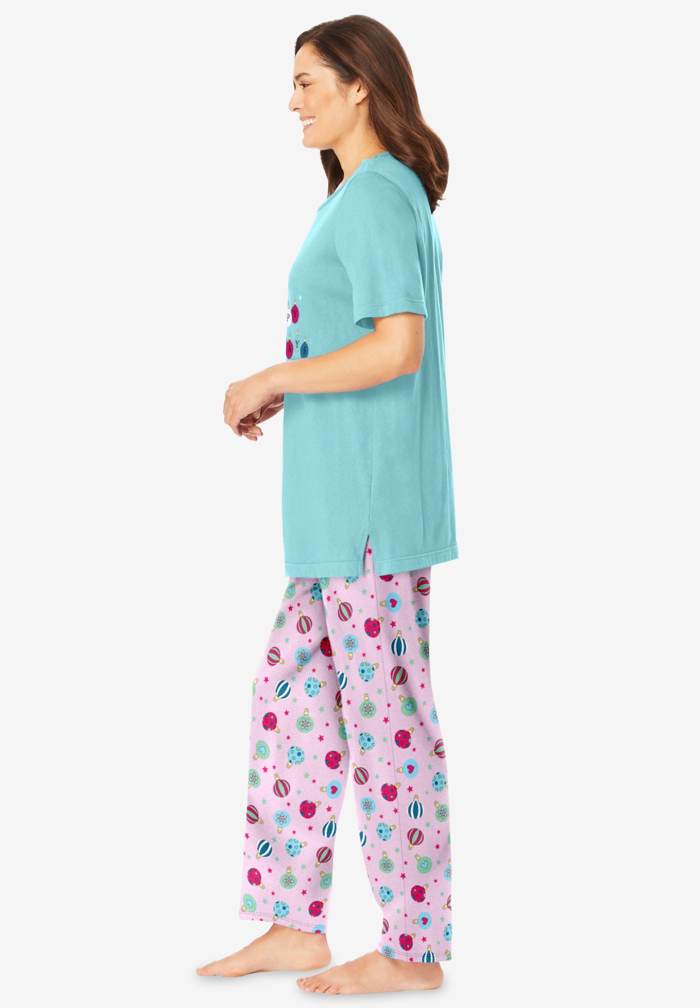 Graphic Tee PJ Set image number 2