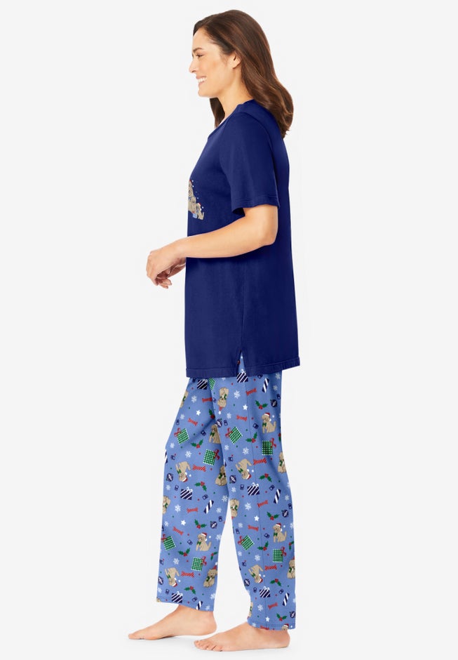 Graphic Tee PJ Set image number 2