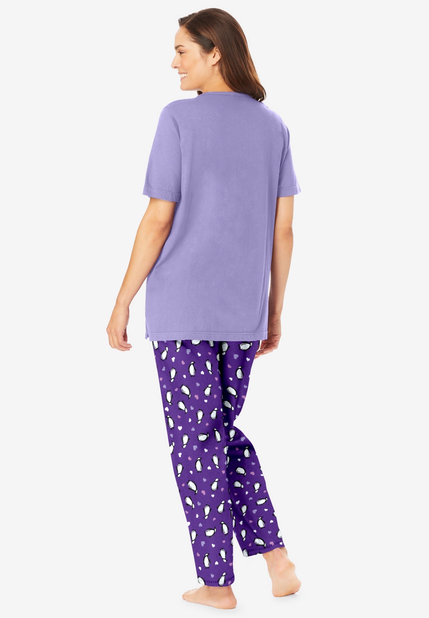 Graphic Tee Pure Cotton PJ Set image number 1