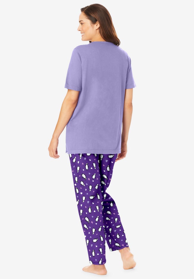 Graphic Tee Pure Cotton PJ Set image number 1