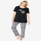 Graphic Tee PJ Set image number null