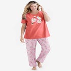 Graphic Tee PJ Set image number null