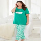 Graphic Tee PJ Set image number null