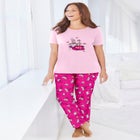 Graphic Tee PJ Set image number null