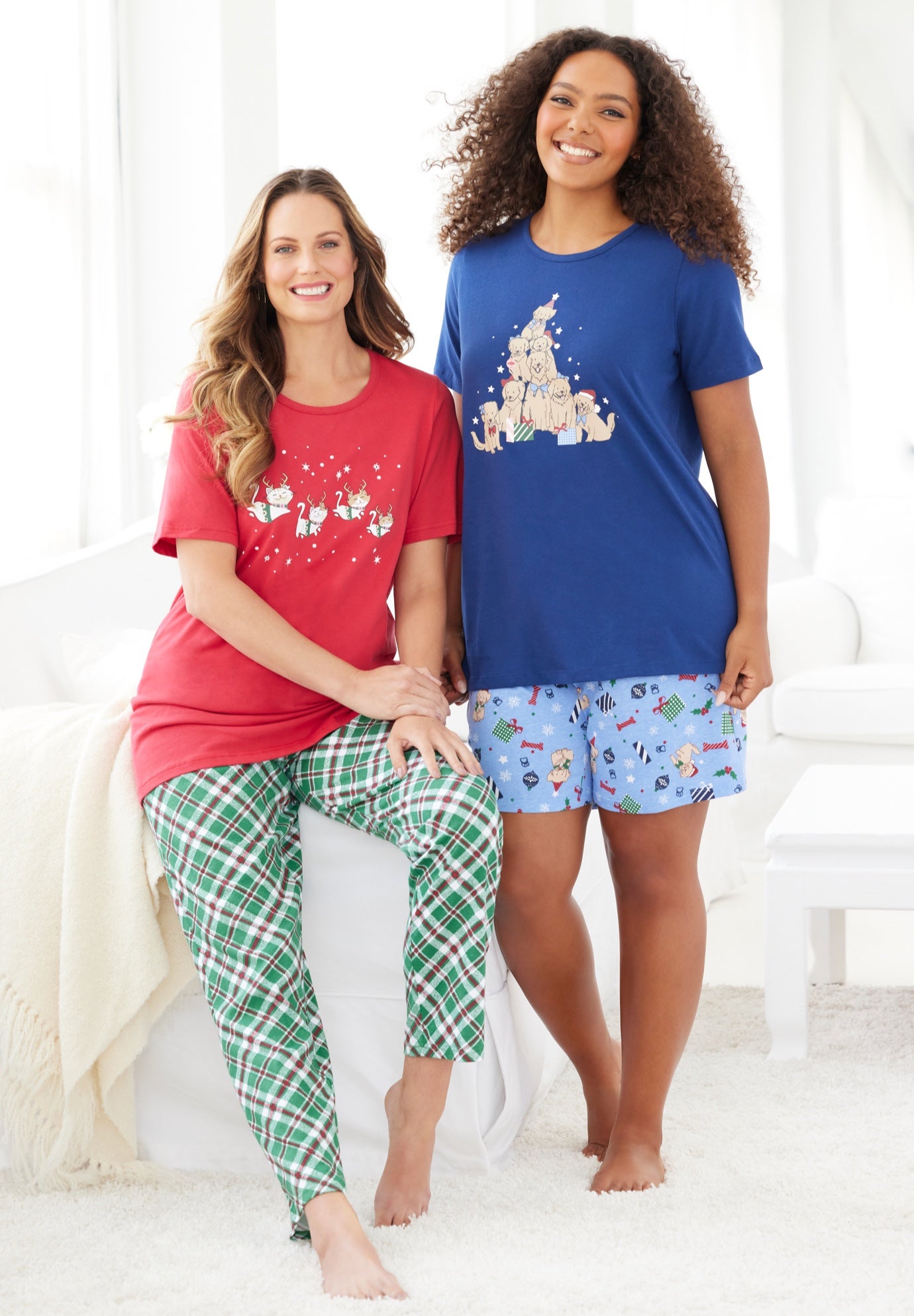 Graphic Tee Pure Cotton PJ Set image number 3
