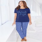 Graphic Tee PJ Set image number null