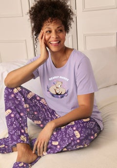 Graphic Tee Pure Cotton PJ Set