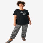 Graphic Tee PJ Set image number null