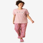 Graphic Tee Pure Cotton PJ Set image number null