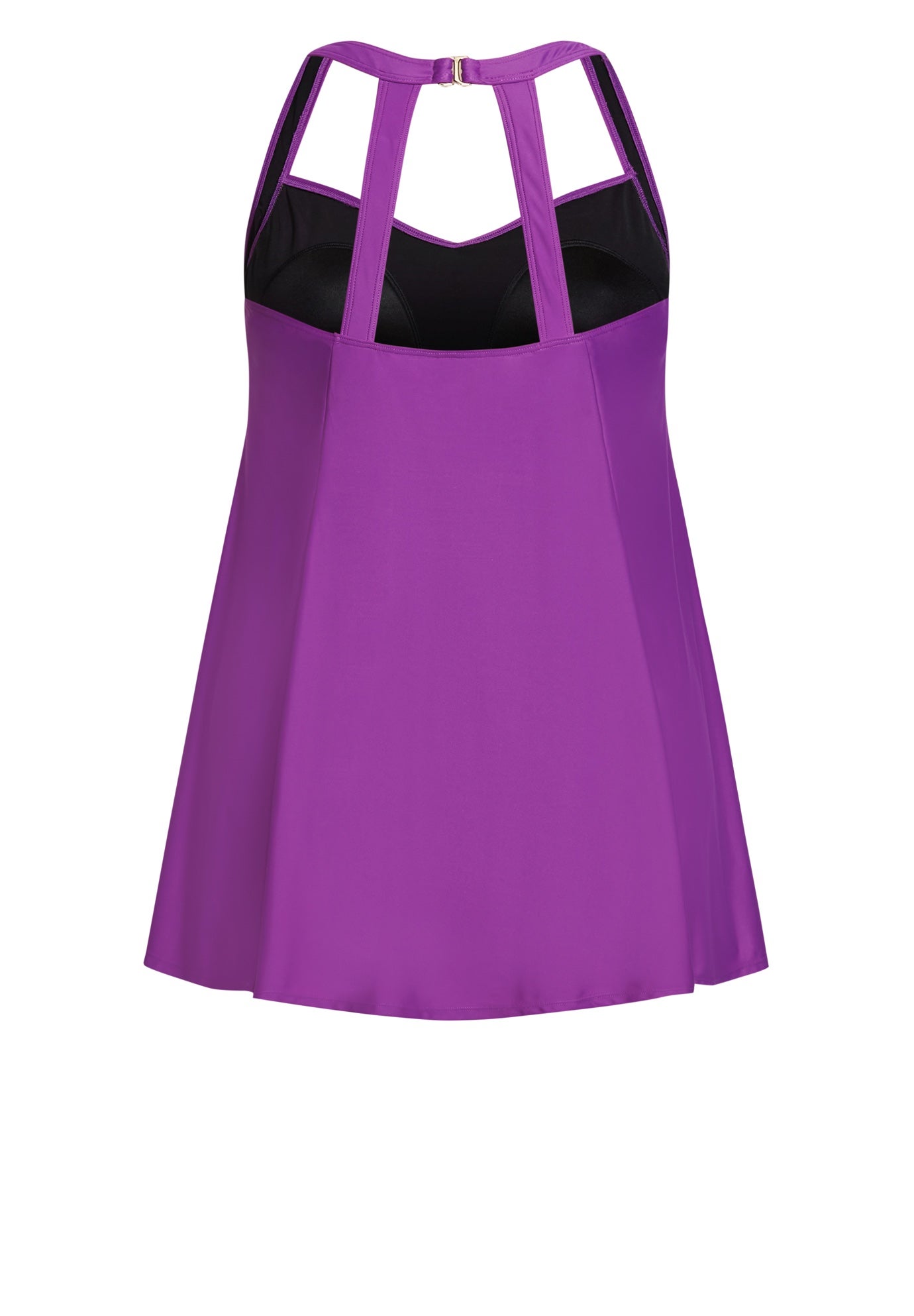 Hi Back Swim Dress image number 3