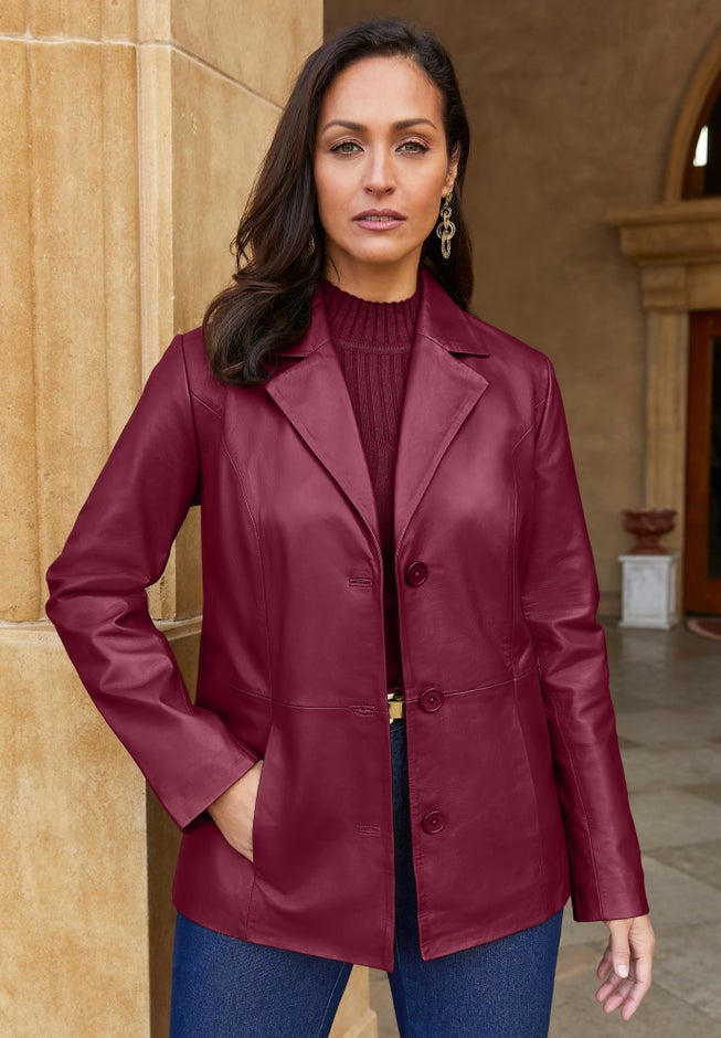 Leather Blazer image number 0