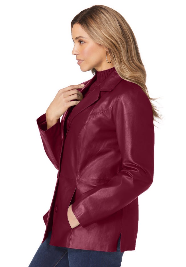 Leather Blazer image number 1
