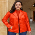 Leather Blazer image number null