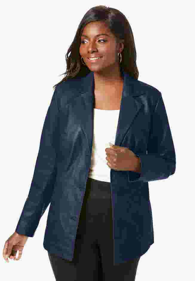 Leather Blazer image number 0