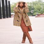 Hooded Toggle Wool Coat image number null