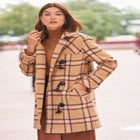 Hooded Toggle Wool Coat image number null