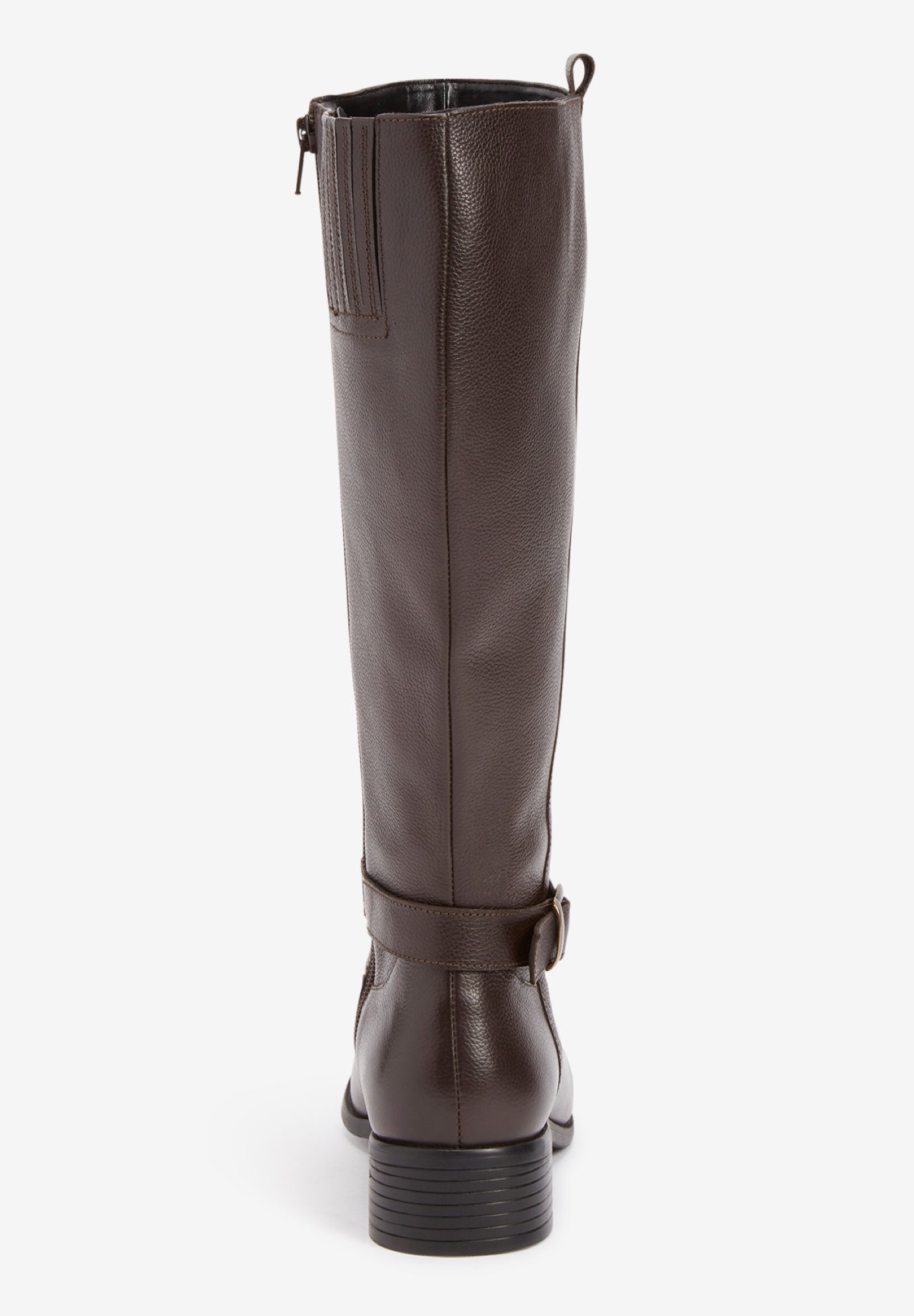 The Donna Tall Wide Calf Leather Boot By Comfortview image number 1
