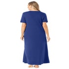 V-Neck Short Sleeve Maxi Lounger image number null