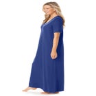 V-Neck Short Sleeve Maxi Lounger image number null