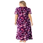 V-Neck Short Sleeve Maxi Lounger image number null