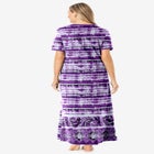 V-Neck Short Sleeve Maxi Lounger image number null