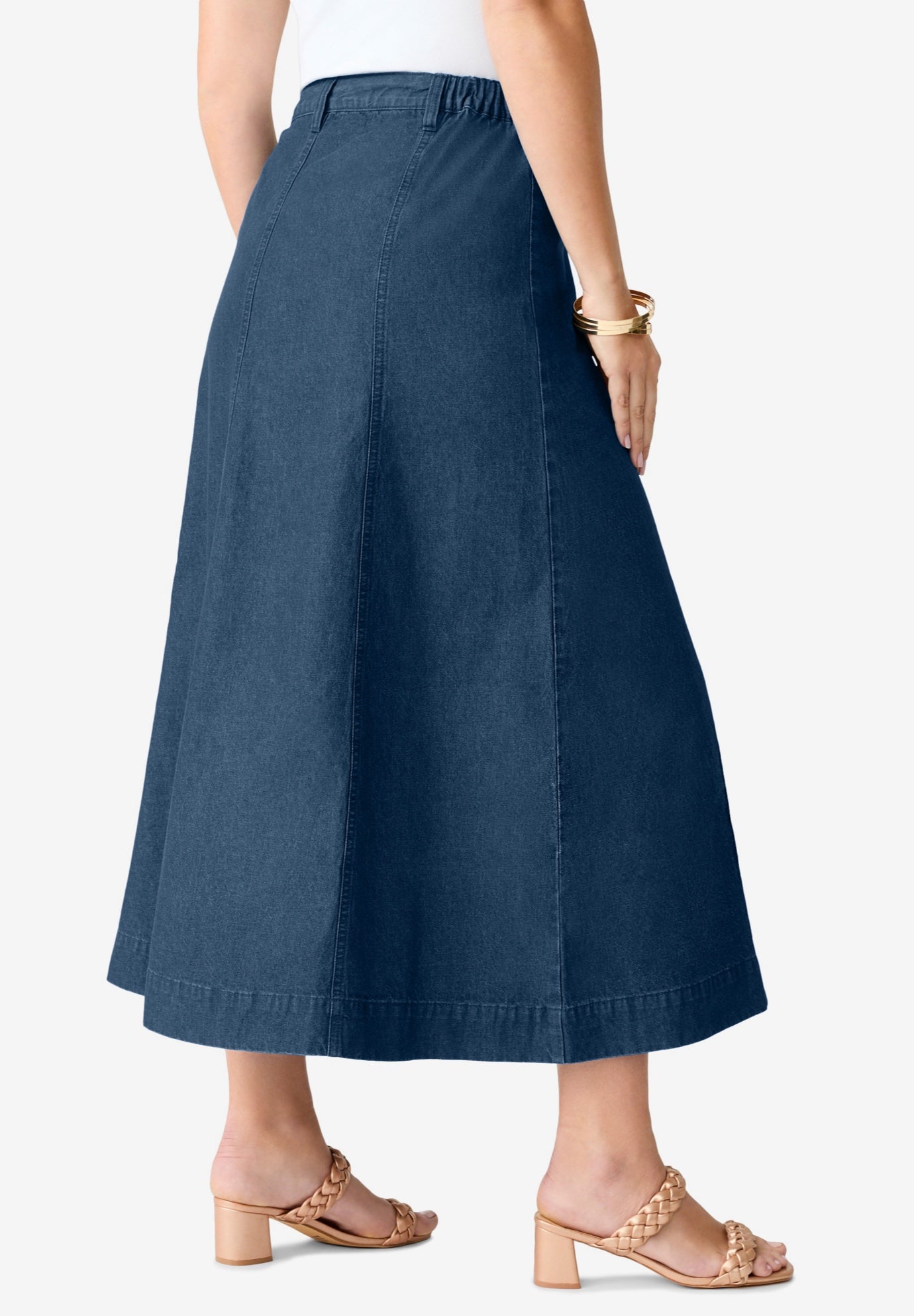 Plus Size 24/7 A Line Maxi Skirt image number 2