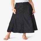 Plus Size 24/7 A Line Maxi Skirt image number 0