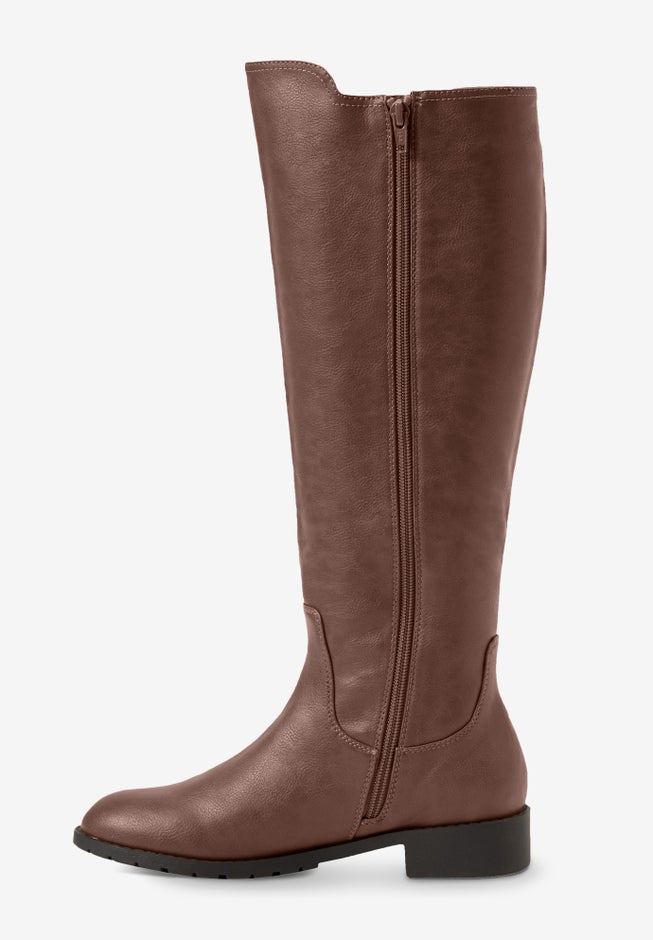 The Milan Tall Wide Calf Boot By Comfortview image number 3