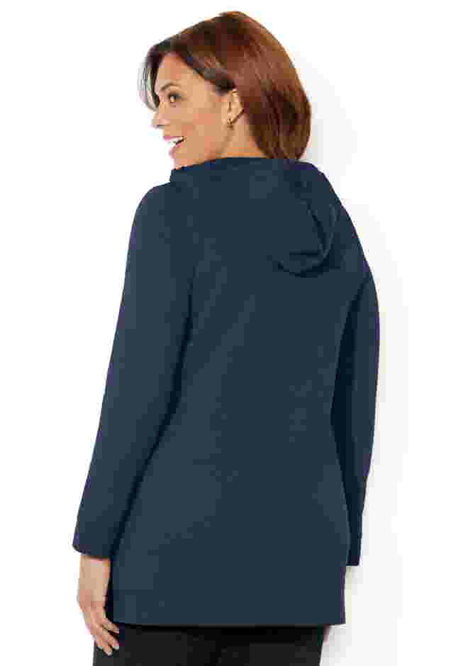 Cloud Knit French Terry Classic Hoodie Tunic image number 1