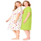 2-Pack Short-Sleeve Sleepshirt image number null