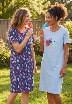 2-Pack Short-Sleeve Sleepshirt