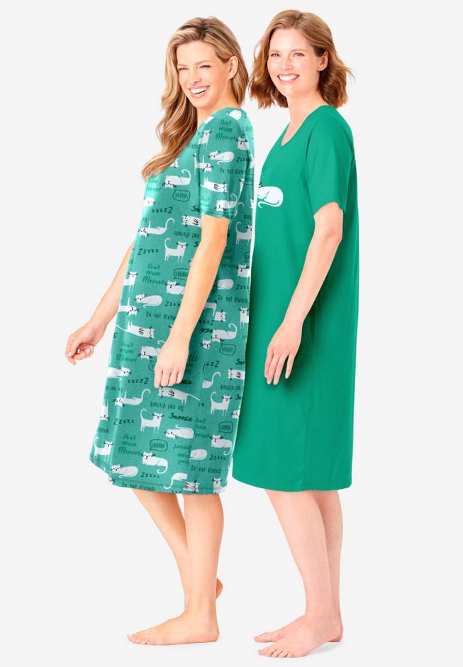 2-Pack Short-Sleeve Sleepshirt image number 2