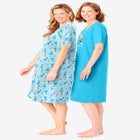2-Pack Short-Sleeve Sleepshirt image number null