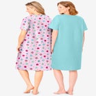 2-Pack Short-Sleeve Sleepshirt image number null