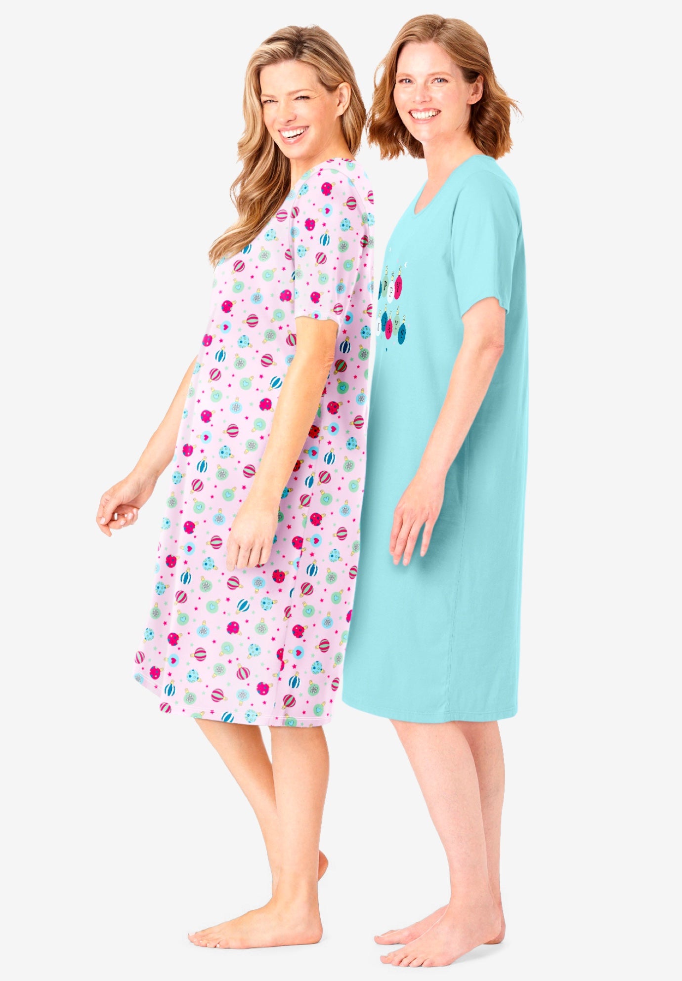 2-Pack Short-Sleeve Sleepshirt image number 2