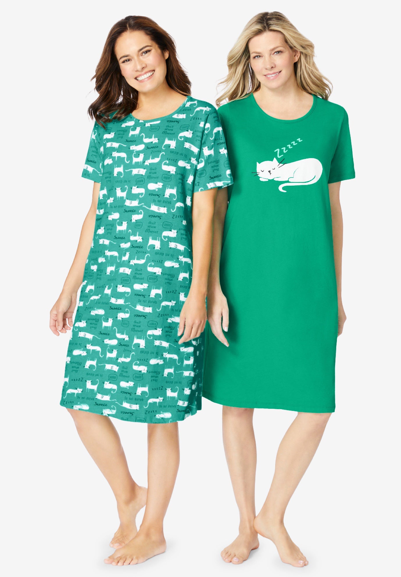 2-Pack Short-Sleeve Sleepshirt image number 0