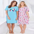2-Pack Short-Sleeve Sleepshirt image number null