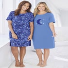 2-Pack Short-Sleeve Sleepshirt image number null
