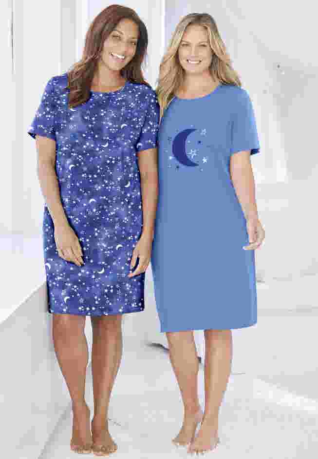 2-Pack Short-Sleeve Sleepshirt image number 0