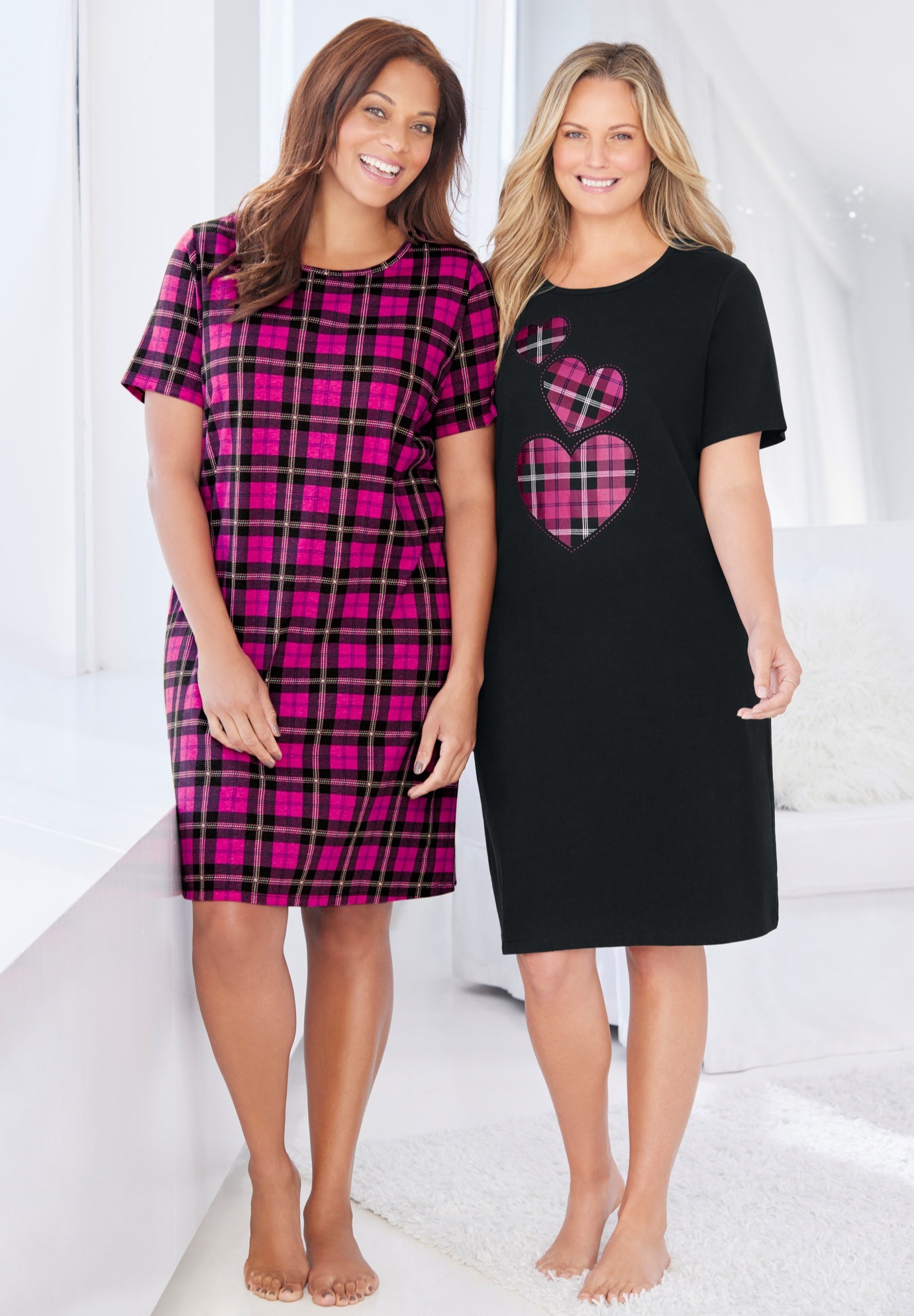 2-Pack Short-Sleeve Sleepshirt image number 3